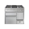 Steel fornuis Genesi 100/3 - Gas fornuis | GQ10SFF-D | Model 2024-Fornuizen-Steel Cucine-4 PITS GAS MET GRILLTOP (4B)-Inox-Jones-Jansen