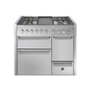 Steel fornuis Genesi 100/3 - Gas fornuis | GQ10SFF-D | Model 2024-Fornuizen-Steel Cucine-4 PITS GAS MET FRYTOP (4T)-Inox-Jones-Jansen
