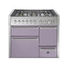Steel fornuis Genesi 100/3 - Gas fornuis | GQ10SFF-D | Model 2024-Fornuizen-Steel Cucine-6 PITS GAS (6W)-Mat paars / Ametista-Jones-Jansen