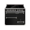 Steel Fornuis Ascot 100/3- Inductie Fornuis | AQ10SFF-D-5FI | Model 2024-Fornuizen-Steel Cucine-Glanzend zwart / Nero-NIKKEL-Jones-Jansen