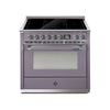 Steel Fornuis Ascot 90 - Inductie Fornuis | AQ9S-5FI | Model 2024-Fornuizen-Steel Cucine-Mat paars / Ametista-CHROME-Jones-Jansen