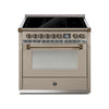 Steel Fornuis Ascot 90 - Inductie Fornuis | AQ9S-5FI | Model 2024-Fornuizen-Steel Cucine-Mat beige / Sabbia-BRONS-Jones-Jansen