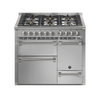 Steel Fornuis Ascot 100/3 D - Gas Fornuis | AQ10SFF-D | Model 2024-Fornuizen-Steel Cucine-6 PITS GAS (6W)-INOX-NIKKEL-Jones-Jansen