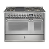 Steel Fornuis Ascot 120 - Gas Fornuis | AQ12SF | Model 2024-Fornuizen-Steel Cucine-6 PITS GAS + BAK/GRILLPLAAT (6B/6T)-INOX-CHROME-Jones-Jansen