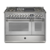 Steel Fornuis Ascot 120 - Gas Fornuis | AQ12SF | Model 2024-Fornuizen-Steel Cucine-5 PITS GAS INC. MEGA WOK + BAK/GRILLPLAAT (4BM/4TM)-INOX-CHROME-Jones-Jansen