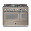 Steel Fornuis Ascot 120 - Gas Fornuis | AQ12SF | Model 2024-Fornuizen-Steel Cucine-7 PITS GAS INC. MEGA WOK (6M)-Mat beige / Sabbia-NIKKEL-Jones-Jansen