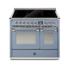 Steel Fornuis Ascot 100 - Inductie Fornuis | AQ10SF-5FI | Model 2024-Fornuizen-Steel Cucine-Mat blauw / Celeste-CHROME-Jones-Jansen