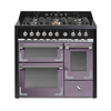 Steel fornuis Oxford 100/3 - Gas fornuis | XQ10FFF-6 | Model 2024-Fornuizen-Steel Cucine-6 PITS GAS-Mat paars / Ametista-Jones-Jansen
