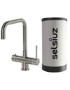 Selsiuz Haaks RVS (Inox) 350216 kokend water kraan met Single boiler