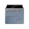 Steel Fornuis Ascot 100/3- Inductie Fornuis | AQ10SFF-D-5FI | Model 2024-Fornuizen-Steel Cucine-Mat blauw / Celeste-NIKKEL-Jones-Jansen