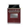Steel Fornuis Ascot 70 - Inductie Fornuis Ascot | AQ7S-4I | Model 2024-Fornuizen-Steel Cucine-Glanzend Bordeaux-BRONS-Jones-Jansen