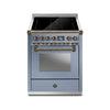 Steel Fornuis Ascot 70 - Inductie Fornuis Ascot | AQ7S-4I | Model 2024-Fornuizen-Steel Cucine-Mat blauw / Celeste-BRONS-Jones-Jansen