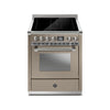 Steel Fornuis Ascot 70 - Inductie Fornuis Ascot | AQ7S-4I | Model 2024-Fornuizen-Steel Cucine-Mat beige / Sabbia-NIKKEL-Jones-Jansen