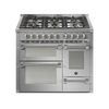 Steel Fornuis Ascot 100/3 - Gas Fornuis | AQ10SFF | Model 2024-Fornuizen-Steel Cucine-6 PITS GAS (6W)-INOX-NIKKEL-Jones-Jansen