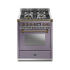 Steel Fornuis Ascot 70 - Gas Fornuis Ascot | AQ7S-4 | Model 2024-Fornuizen-Steel Cucine-Mat paars / Ametista-BRONS-Jones-Jansen