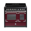 Steel fornuis Oxford 100 - Inductie fornuis | X10FF-5FI | Model 2024-Fornuizen-Steel Cucine-5 INDUCTIE ZONES-Glanzend Bordeaux-Jones-Jansen